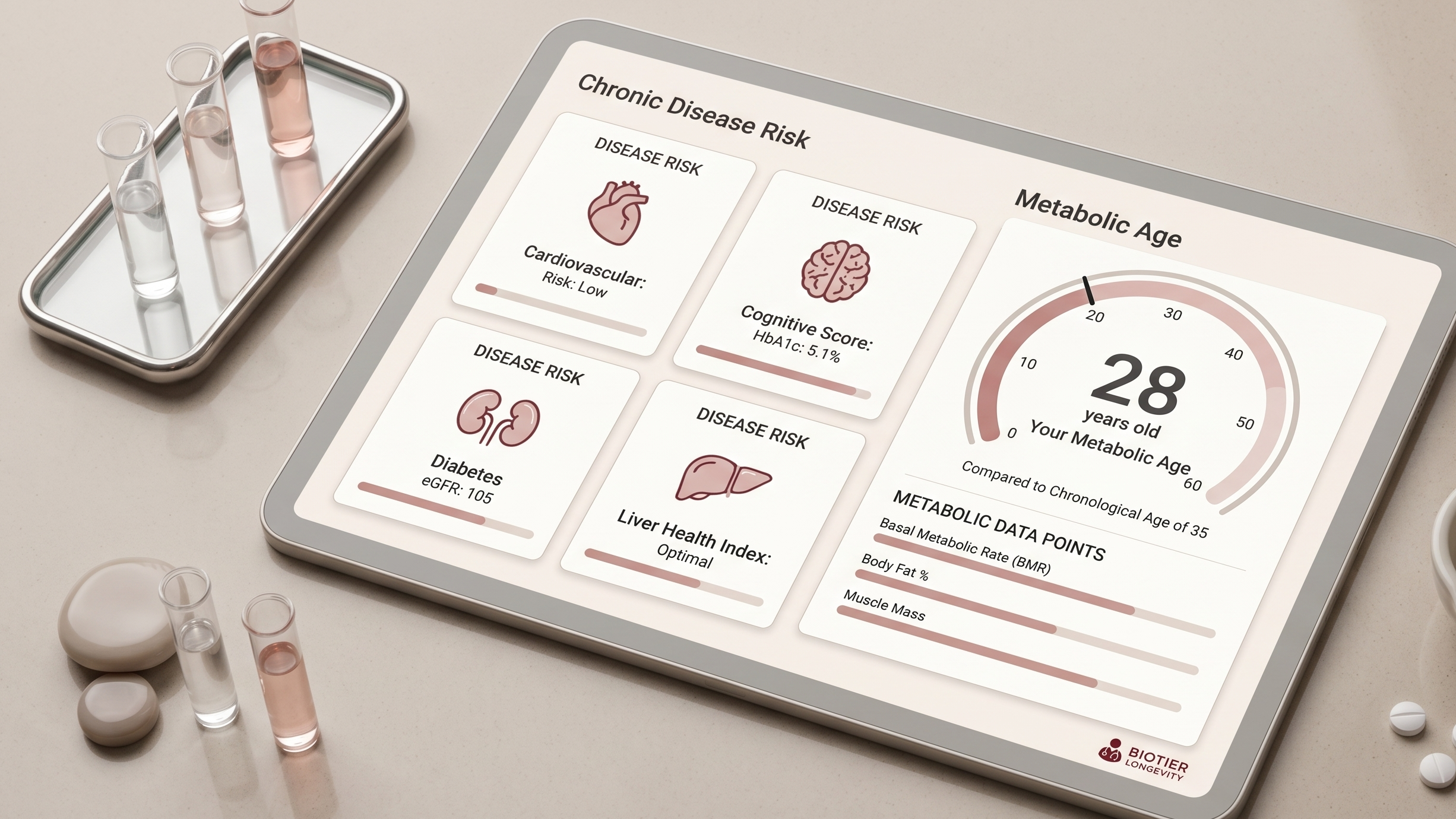 Chronic Disease Risks and Metabolic Age Screen